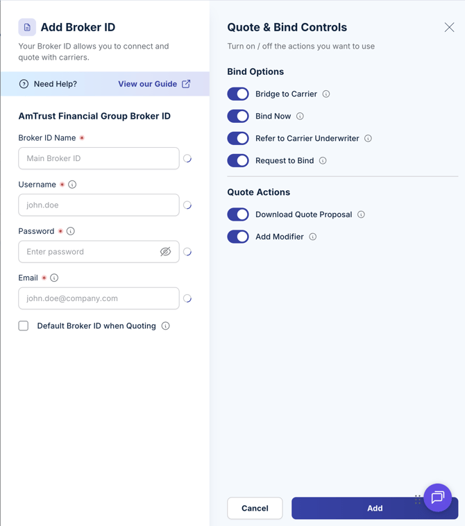add broker id