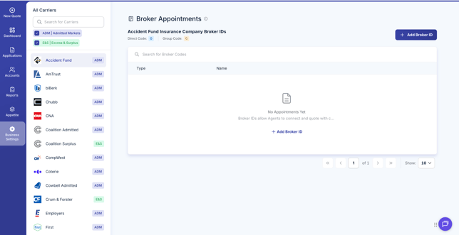 broker appointments landing page